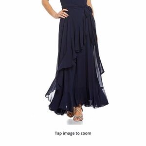 Alex Marie Elegant Navy Maxi Dress